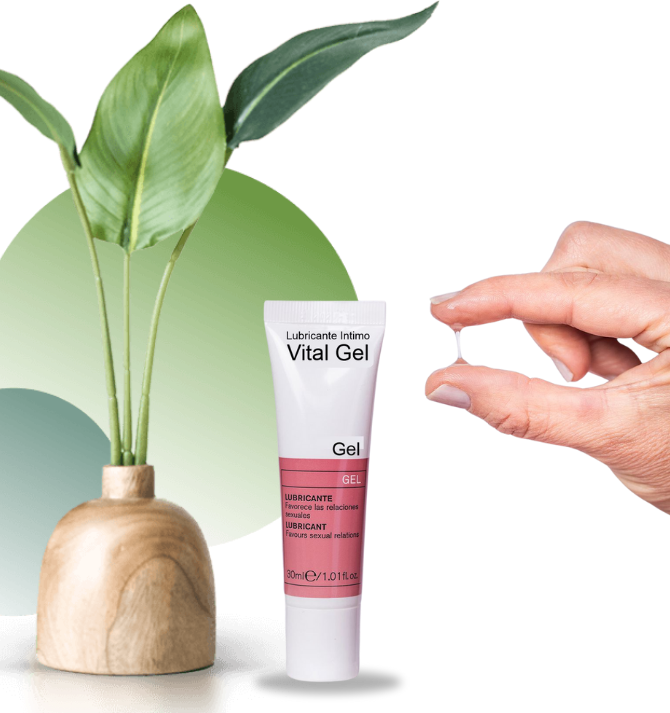 Gel lubricante íntimo de base acuosa ideal para hidratación vaginal y bienestar íntimo