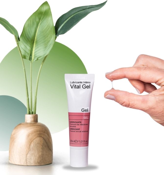 Gel lubricante íntimo de base acuosa ideal para hidratación vaginal y bienestar íntimo