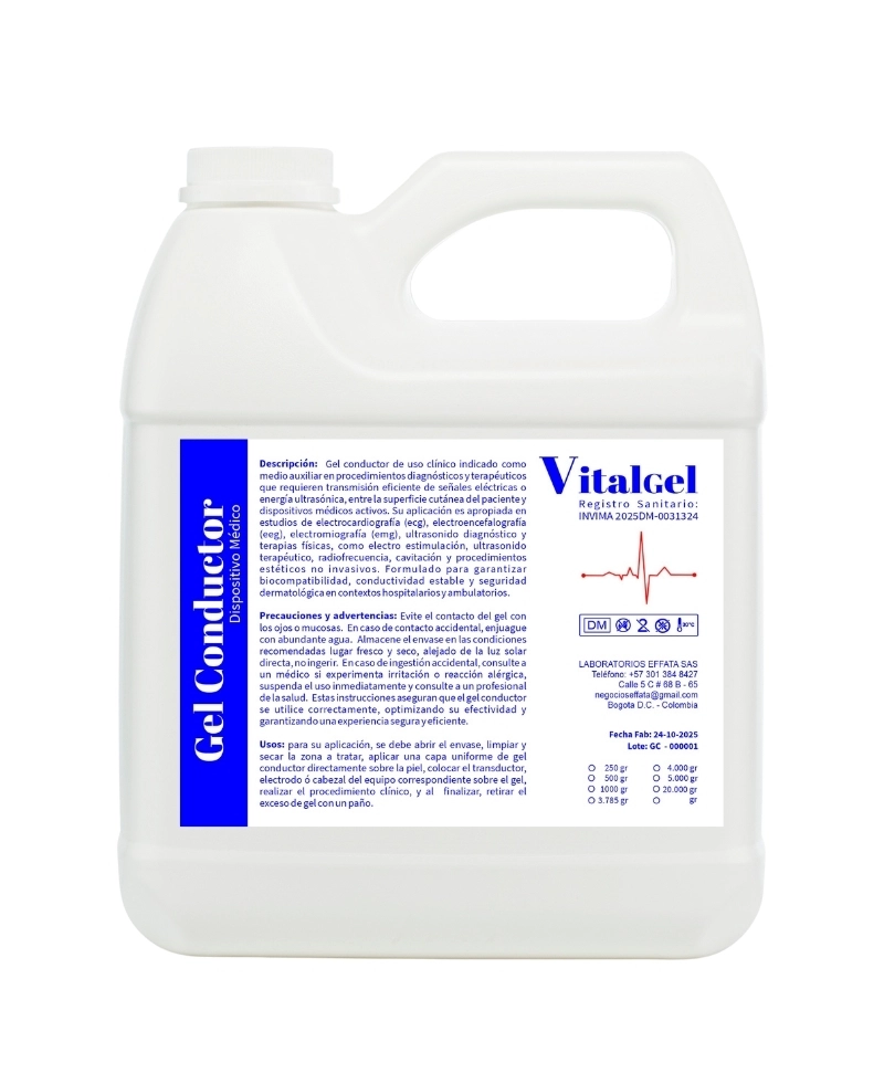 Gel para depilación láser en Bogotá, Colombia – ideal para equipos estéticos y uso profesional.