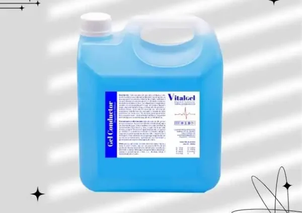 Gel conductor para ultrasonido exportado desde Colombia hacia hospitales y clínicas de Ecuador.